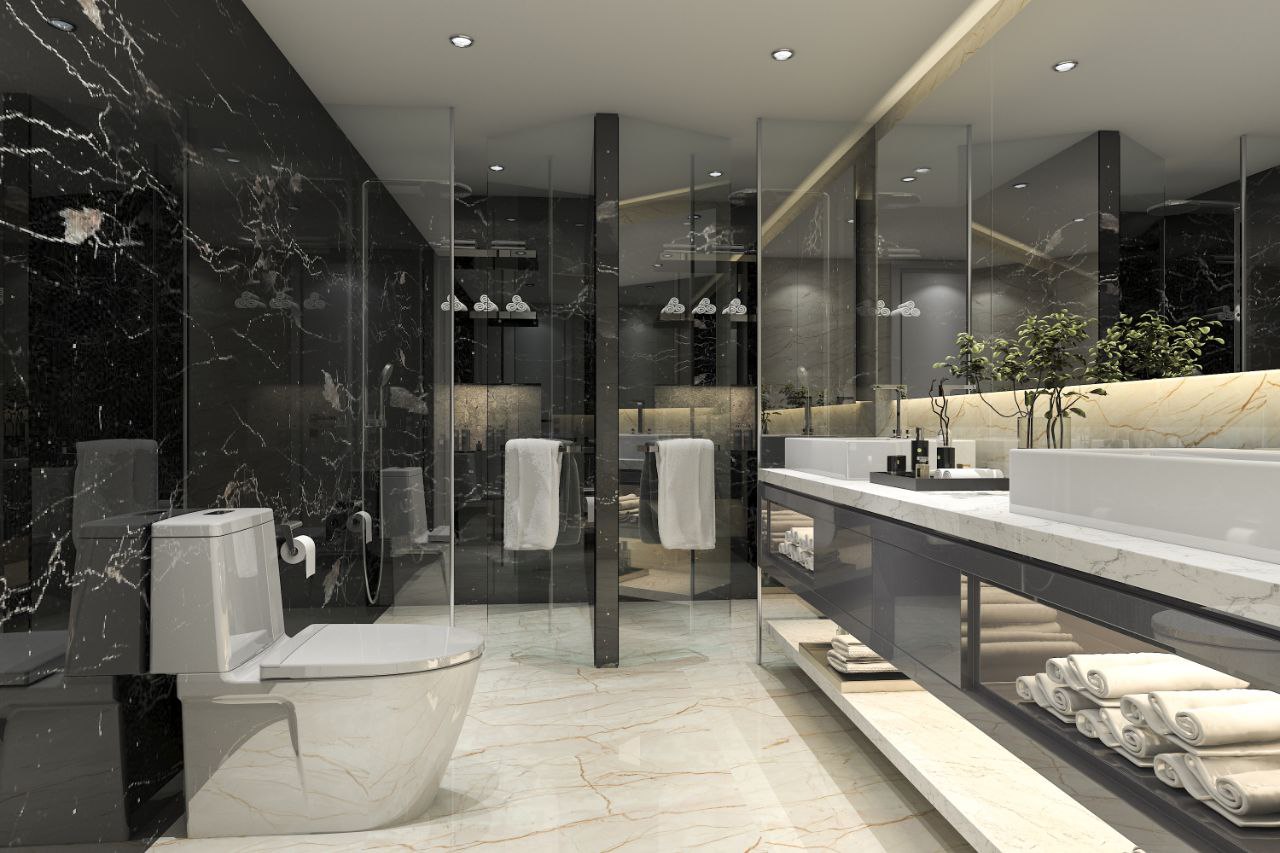 Luxury Dark Bathroom Ideas